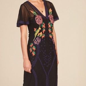 Cleobella Wylde black lace embroidered  dress